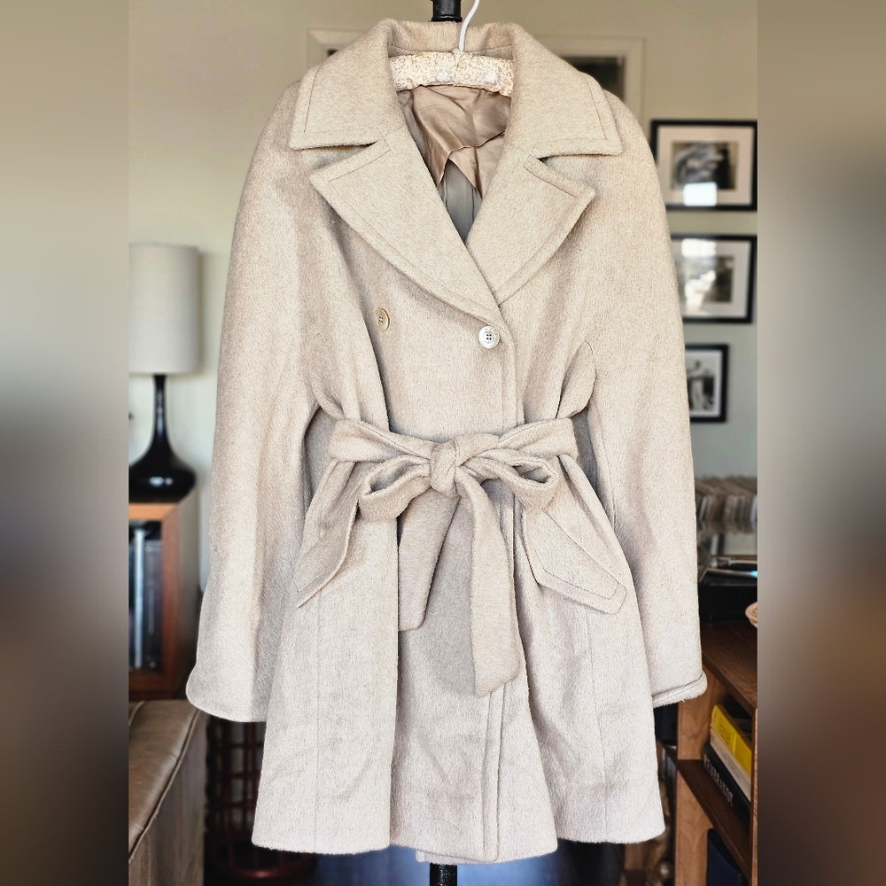 Les Copains Women's Double Breasted Pea Coat